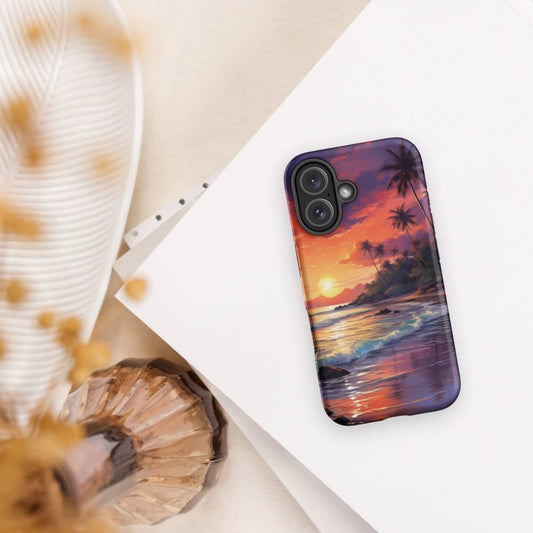 Amber Horizon Serenity Design Tough iPhone Case