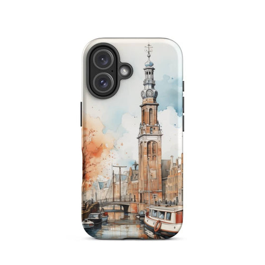Amsterdam Echo Classic Canals Design Slim iPhone Case