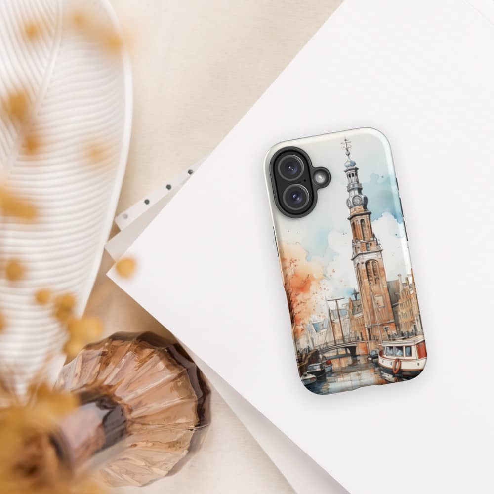 Amsterdam Echo Classic Canals Design Tough iPhone Case