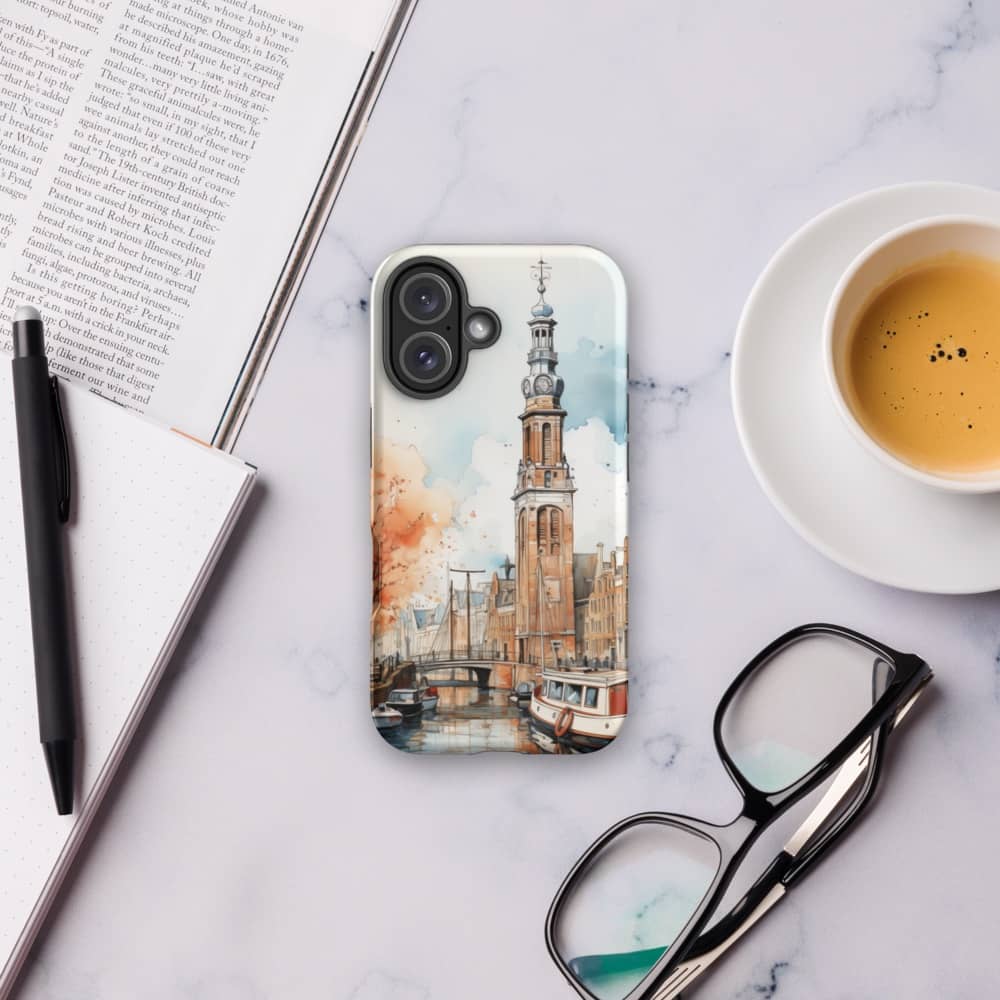 Amsterdam Echo Classic Canals Design Tough iPhone Case