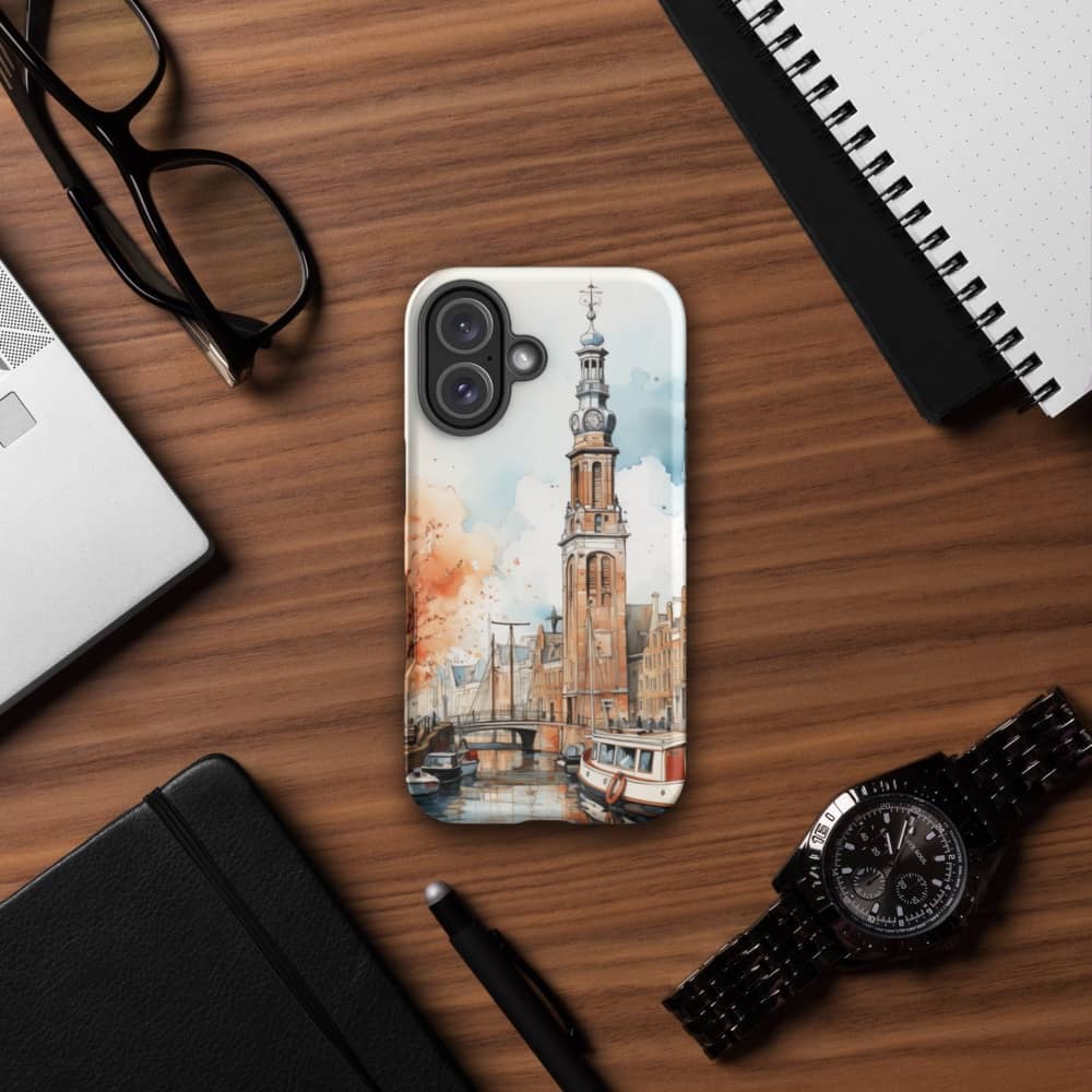 Amsterdam Echo Classic Canals Design Tough iPhone Case