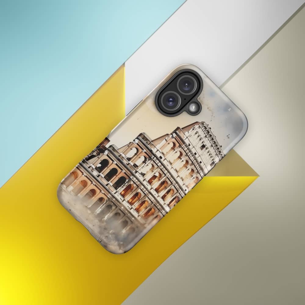 Ancient Reverie Roman Watercolor Dreamscape Design Slim iPhone Case