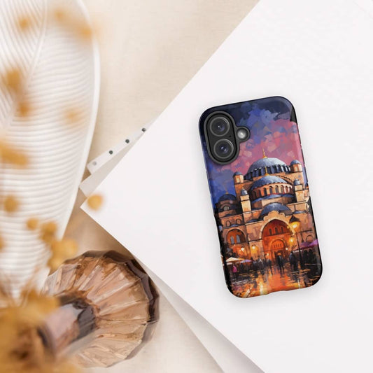 Byzantine Fusion Hagia Sophia Mosaic Design Tough iPhone Case