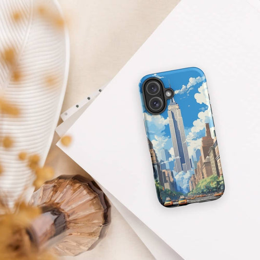 Sunlit Manhattan A Skyline Chronicle Design Tough iPhone Case